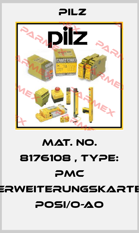 Mat. No. 8176108 , Type: PMC Erweiterungskarte PosI/O-AO Pilz