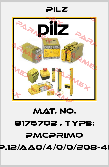 Mat. No. 8176702 , Type: PMCprimo DriveP.12/AA0/4/0/0/208-480VAC Pilz