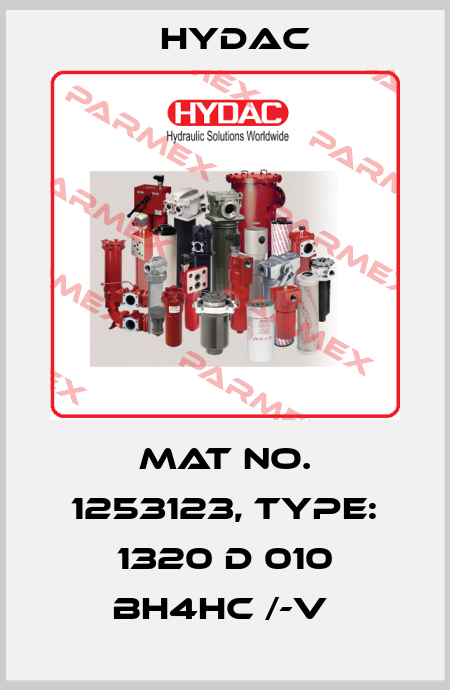 Mat No. 1253123, Type: 1320 D 010 BH4HC /-V  Hydac