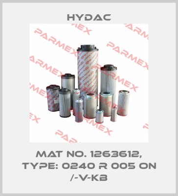 Mat No. 1263612, Type: 0240 R 005 ON /-V-KB Hydac