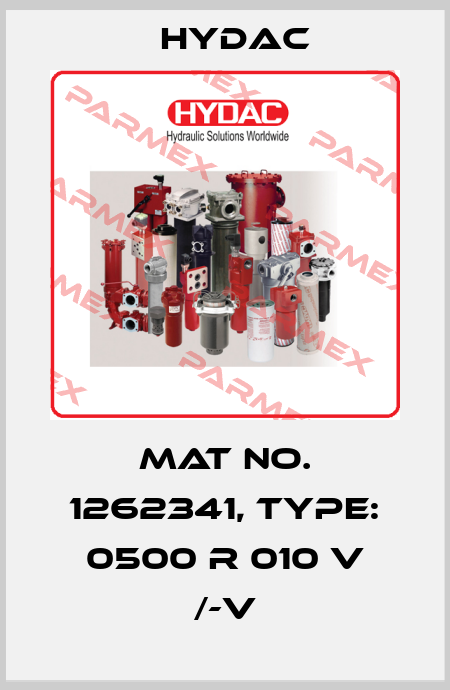 Mat No. 1262341, Type: 0500 R 010 V /-V Hydac