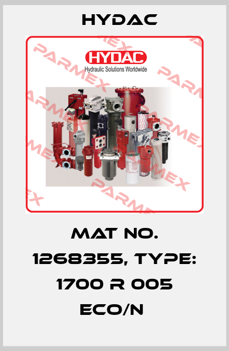Mat No. 1268355, Type: 1700 R 005 ECO/N  Hydac
