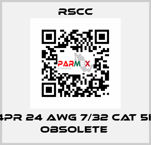 4PR 24 AWG 7/32 CAT 5E obsolete  RSCC