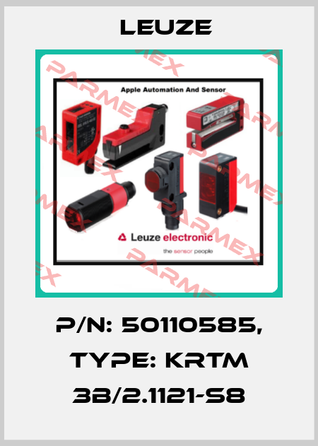 p/n: 50110585, Type: KRTM 3B/2.1121-S8 Leuze