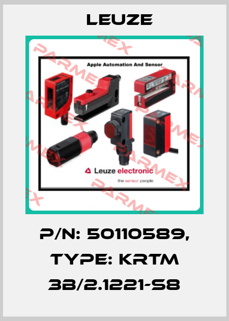p/n: 50110589, Type: KRTM 3B/2.1221-S8 Leuze