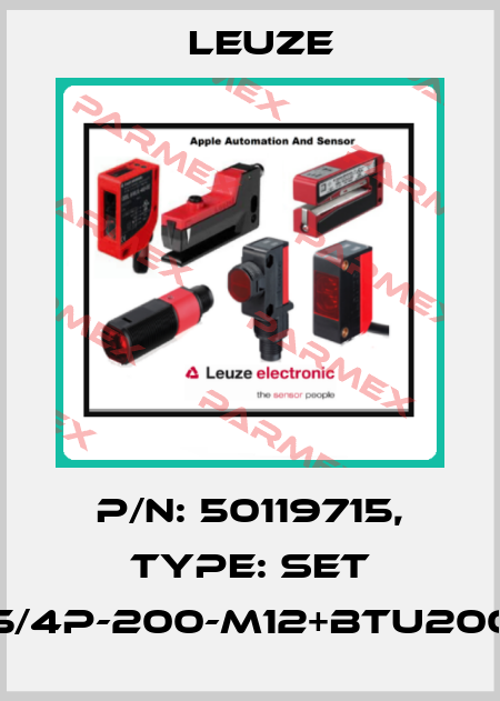 p/n: 50119715, Type: SET PRK5/4P-200-M12+BTU200-D14 Leuze