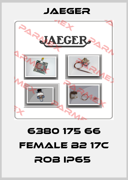 6380 175 66 FEMALE B2 17C ROB IP65  Jaeger