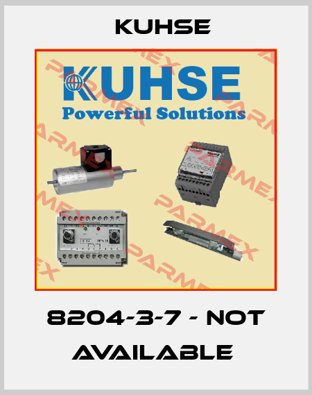 8204-3-7 - NOT AVAILABLE  Kuhse
