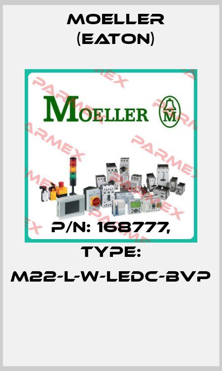 P/N: 168777, Type: M22-L-W-LEDC-BVP  Moeller (Eaton)