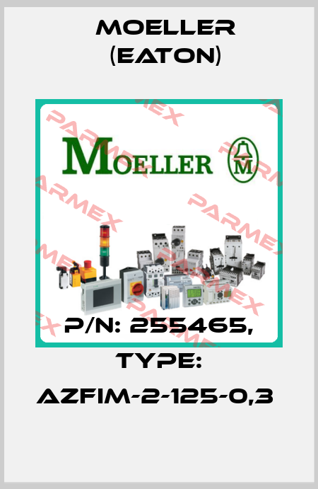 P/N: 255465, Type: AZFIM-2-125-0,3  Moeller (Eaton)