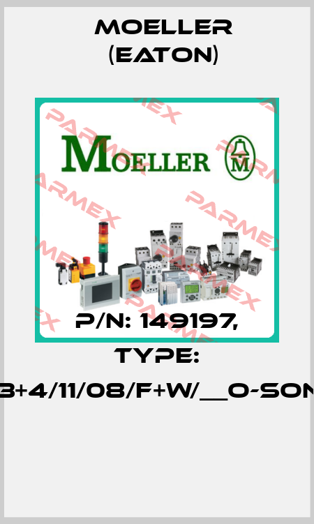 P/N: 149197, Type: XMI40/3+4/11/08/F+W/__O-SOND-RAL*  Moeller (Eaton)