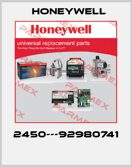 2450---92980741  Honeywell