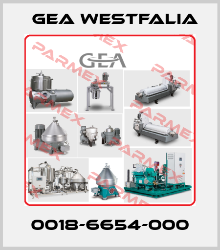 0018-6654-000 Gea Westfalia