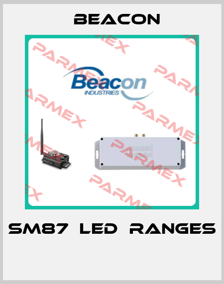 SM87＆LED　Ranges  Beacon