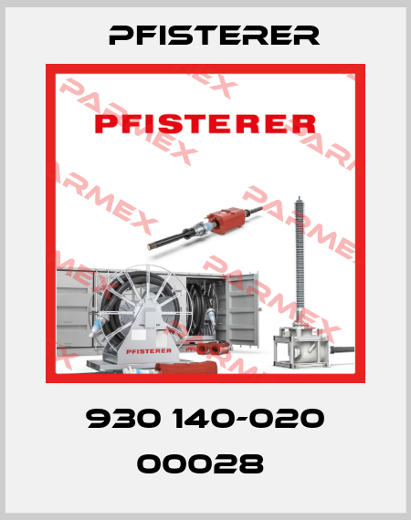 930 140-020 00028  Pfisterer