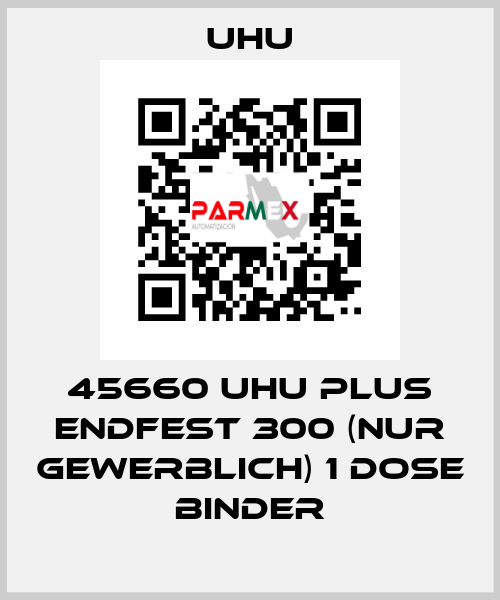 45660 UHU plus endfest 300 (NUR GEWERBLICH) 1 Dose Binder UHU