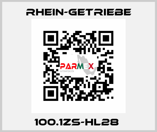 100.1ZS-HL28  Rhein-Getriebe