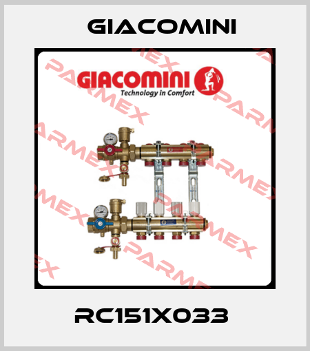 RC151X033  Giacomini