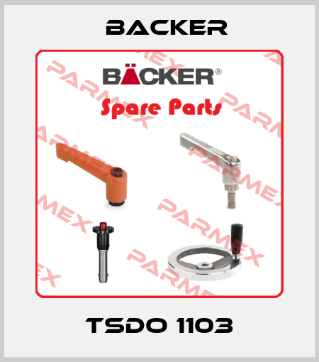 TSDO 1103 Backer