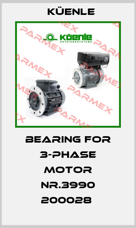 bearing for 3-phase motor Nr.3990 200028  Küenle