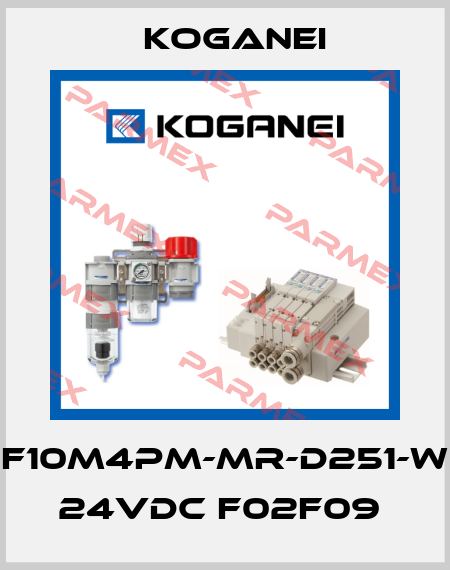 F10M4PM-MR-D251-W 24VDC F02F09  Koganei