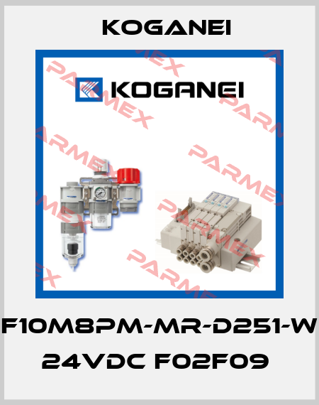 F10M8PM-MR-D251-W 24VDC F02F09  Koganei