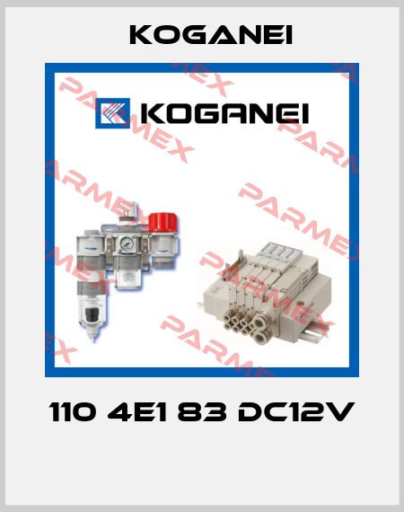 110 4E1 83 DC12V  Koganei
