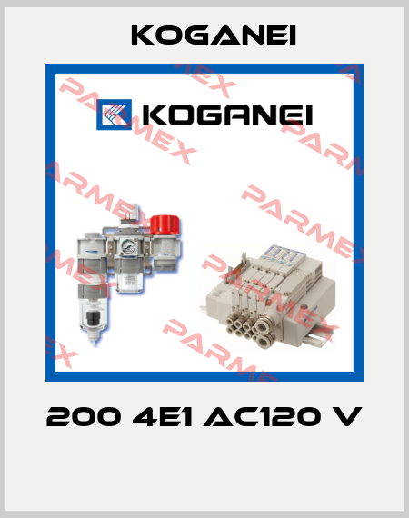200 4E1 AC120 V  Koganei