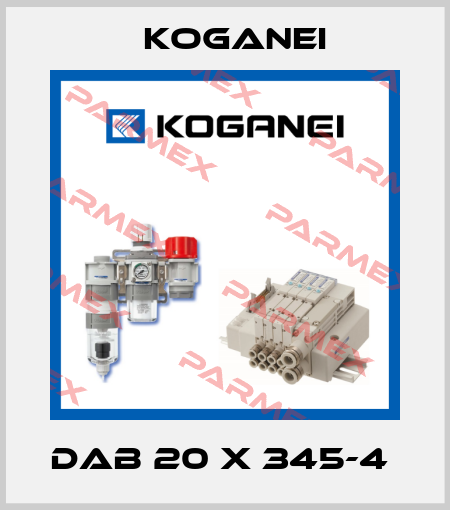 DAB 20 X 345-4  Koganei