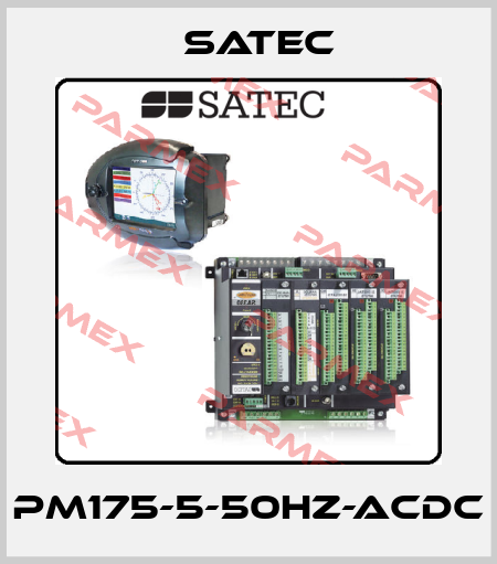 PM175-5-50HZ-ACDC Satec