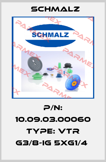 P/N: 10.09.03.00060 Type: VTR G3/8-IG 5xG1/4  Schmalz