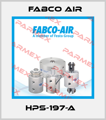 HPS-197-A   Fabco Air