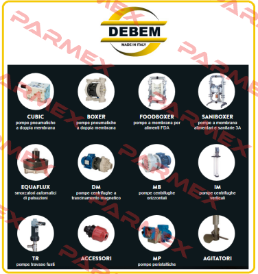 Replacement kit for IB100P-HTTPD  Debem