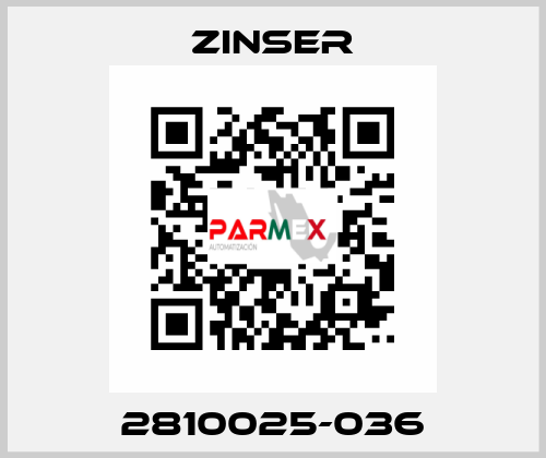 2810025-036 Zinser