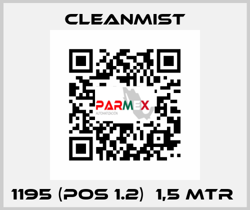 1195 (pos 1.2)  1,5 mtr  CleanMist