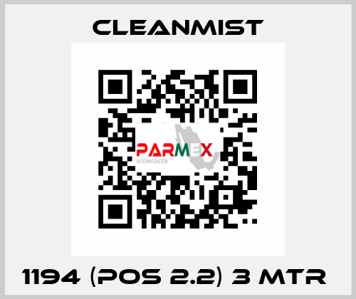 1194 (pos 2.2) 3 mtr  CleanMist