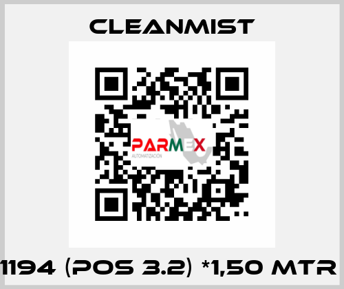 1194 (pos 3.2) *1,50 mtr  CleanMist