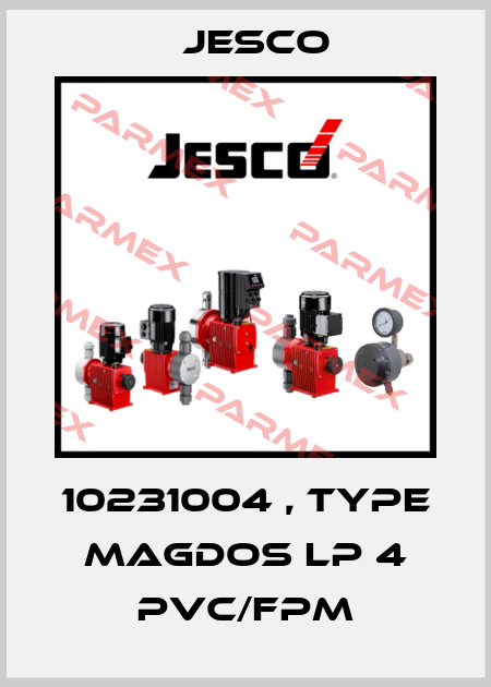 10231004 , type MAGDOS LP 4 PVC/FPM Jesco