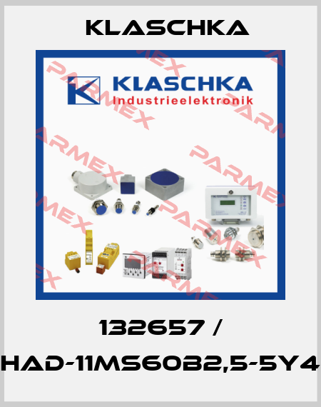 132657 / HAD-11ms60b2,5-5Y4 Klaschka