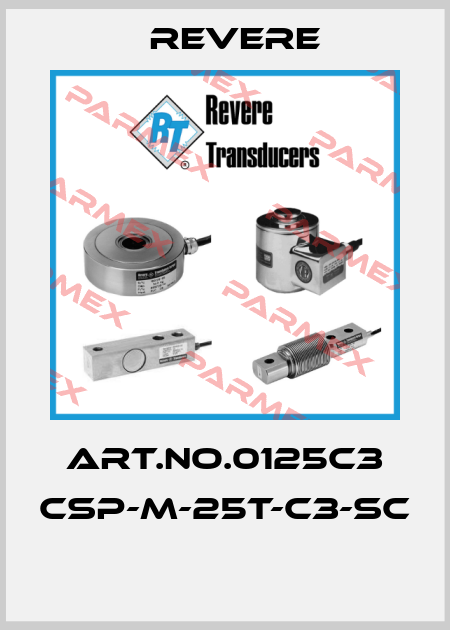 ART.NO.0125C3 CSP-M-25T-C3-SC  Revere