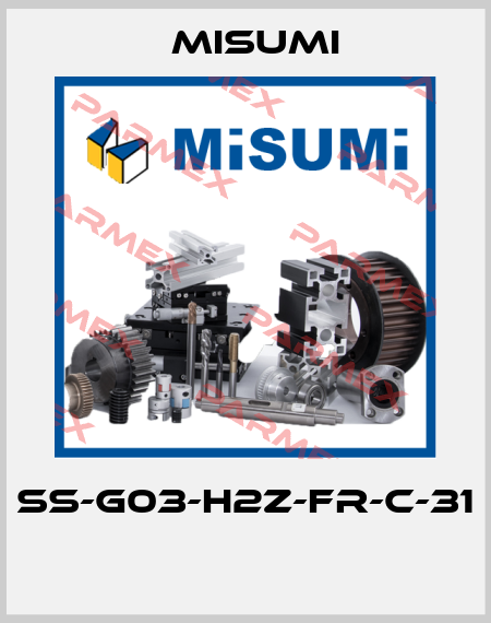 SS-G03-H2Z-FR-C-31  Misumi