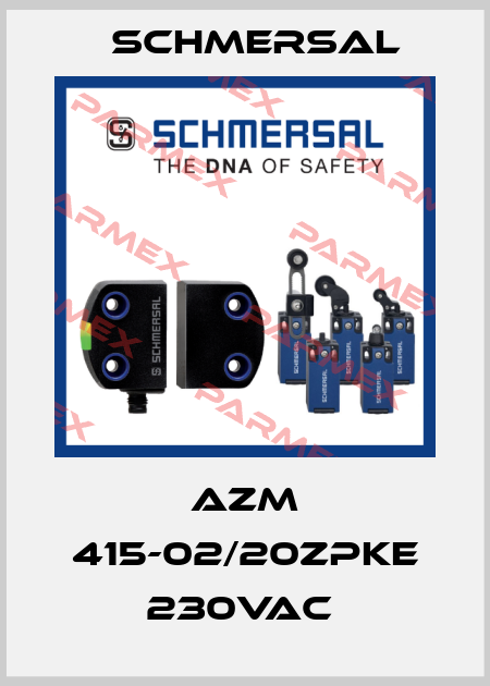 AZM 415-02/20ZPKE 230VAC  Schmersal