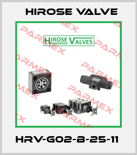 HRV-G02-B-25-11  Hirose Valve