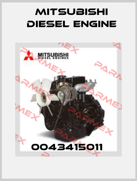 0043415011  Mitsubishi Diesel Engine