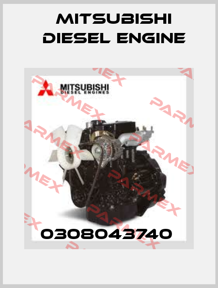 0308043740  Mitsubishi Diesel Engine