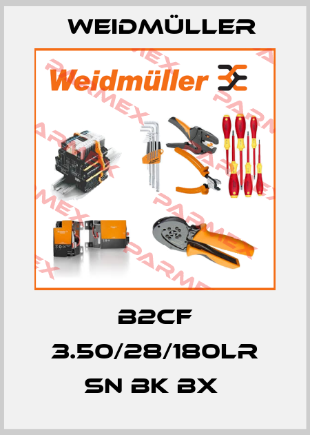 B2CF 3.50/28/180LR SN BK BX  Weidmüller
