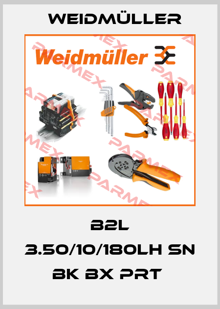 B2L 3.50/10/180LH SN BK BX PRT  Weidmüller