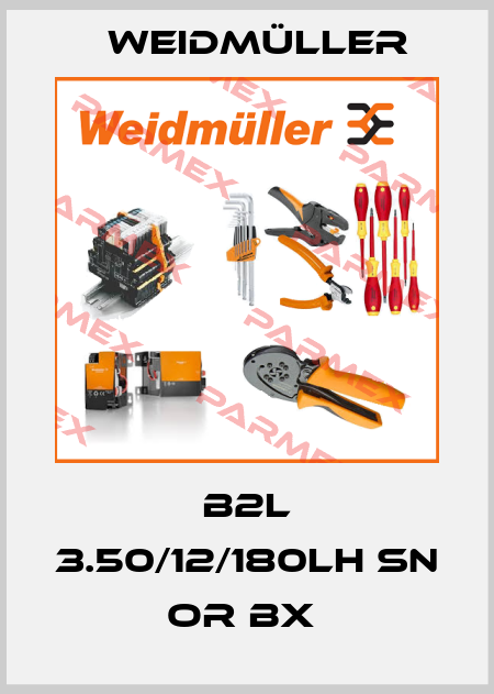 B2L 3.50/12/180LH SN OR BX  Weidmüller