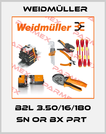 B2L 3.50/16/180 SN OR BX PRT  Weidmüller