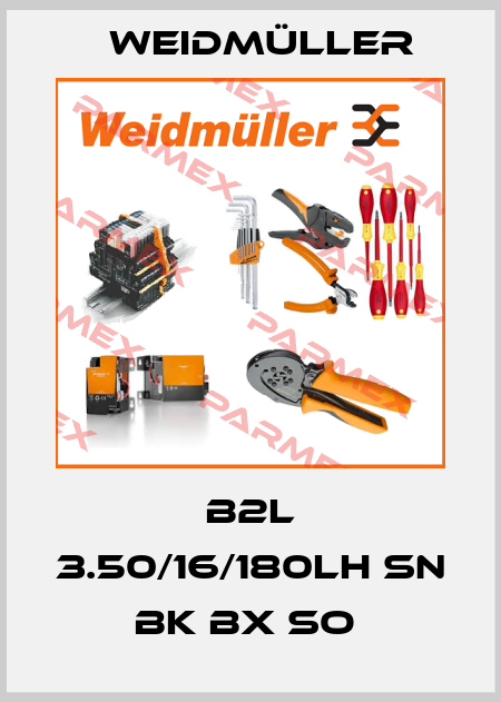 B2L 3.50/16/180LH SN BK BX SO  Weidmüller